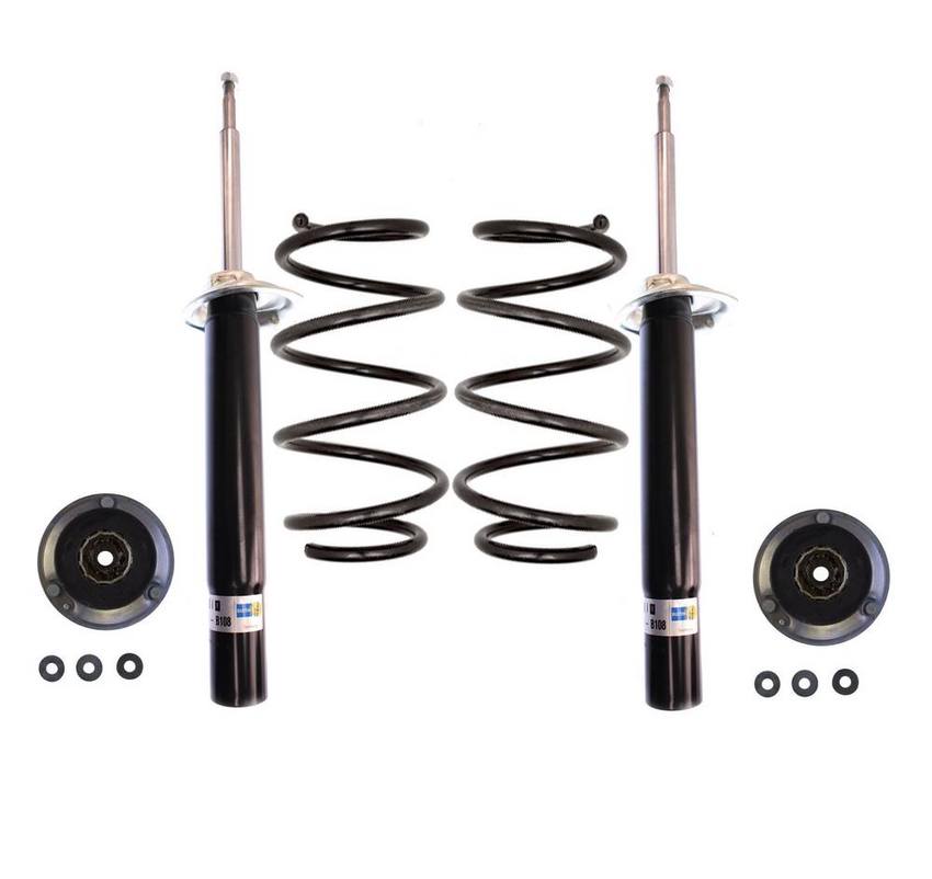 BMW Suspension Strut and Coil Spring Assembly - Front (Standard Suspension) (B4 OE Replacement) 31336760943 - Bilstein 3817191KIT